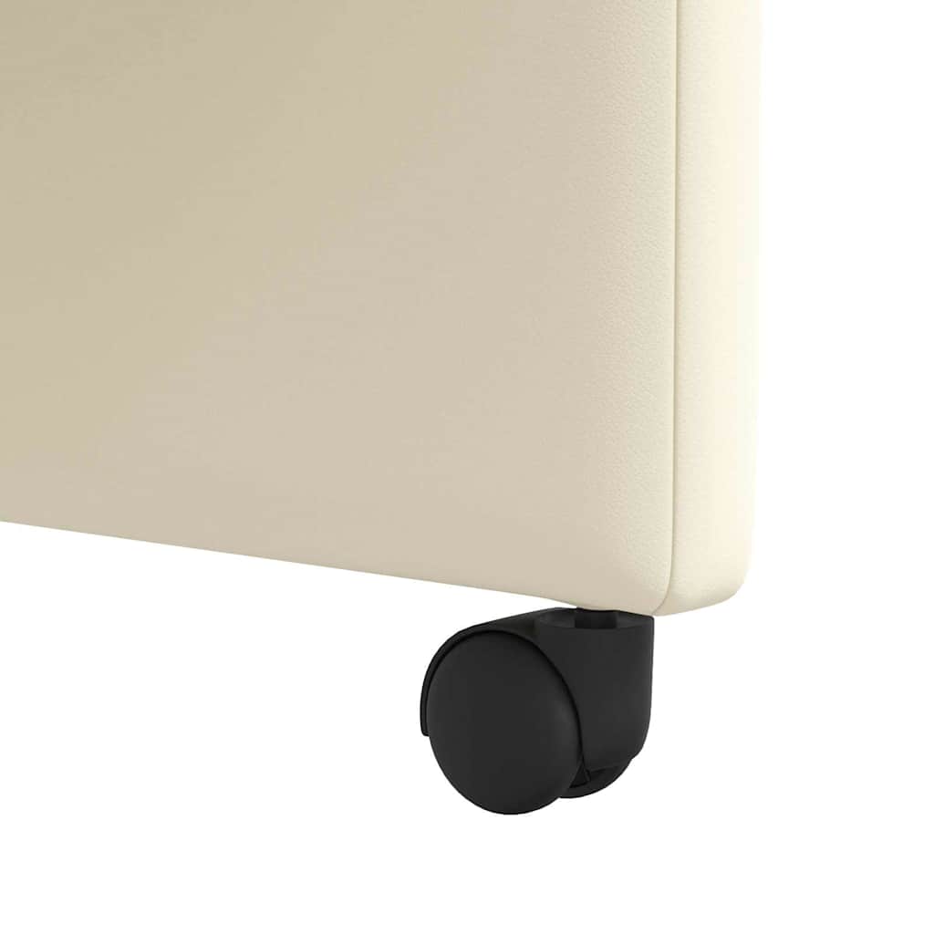 Blagovačke stolice s kotačima 2 pcs Krema 57 x 66 x 94 cm