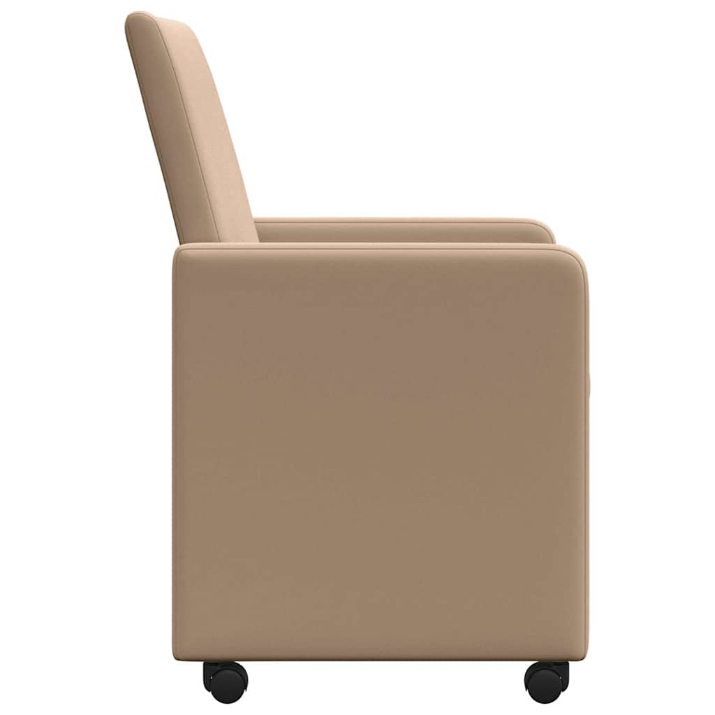 Blagovačke stolice s kotačima s kotačima 2 pcs Boja cappuccina
