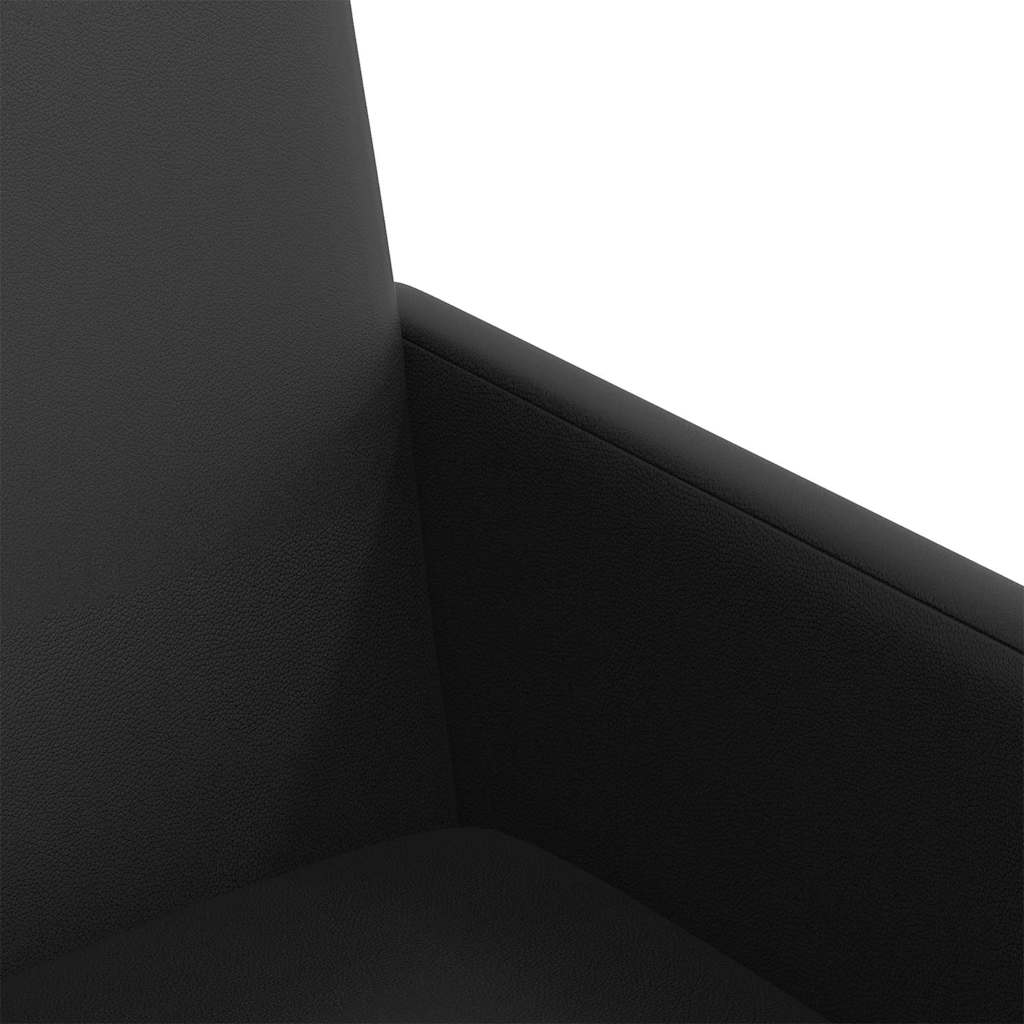 Blagovačke stolice s kotačima 2 pcs Crna 57 x 66 x 94 cm