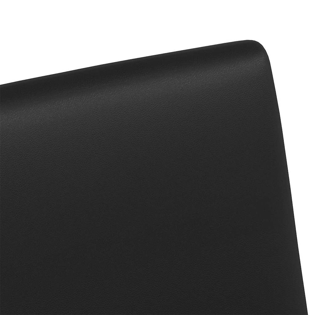 Blagovačke stolice s kotačima 2 pcs Crna 57 x 66 x 94 cm