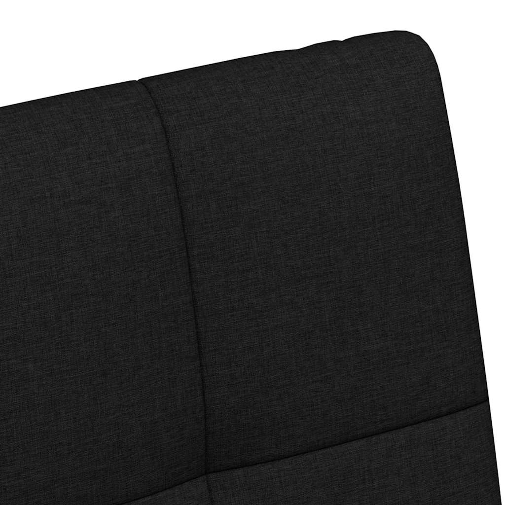 Blagovačke stolice s kotačima 2 pcs Crna 58 x 65 x 94 cm