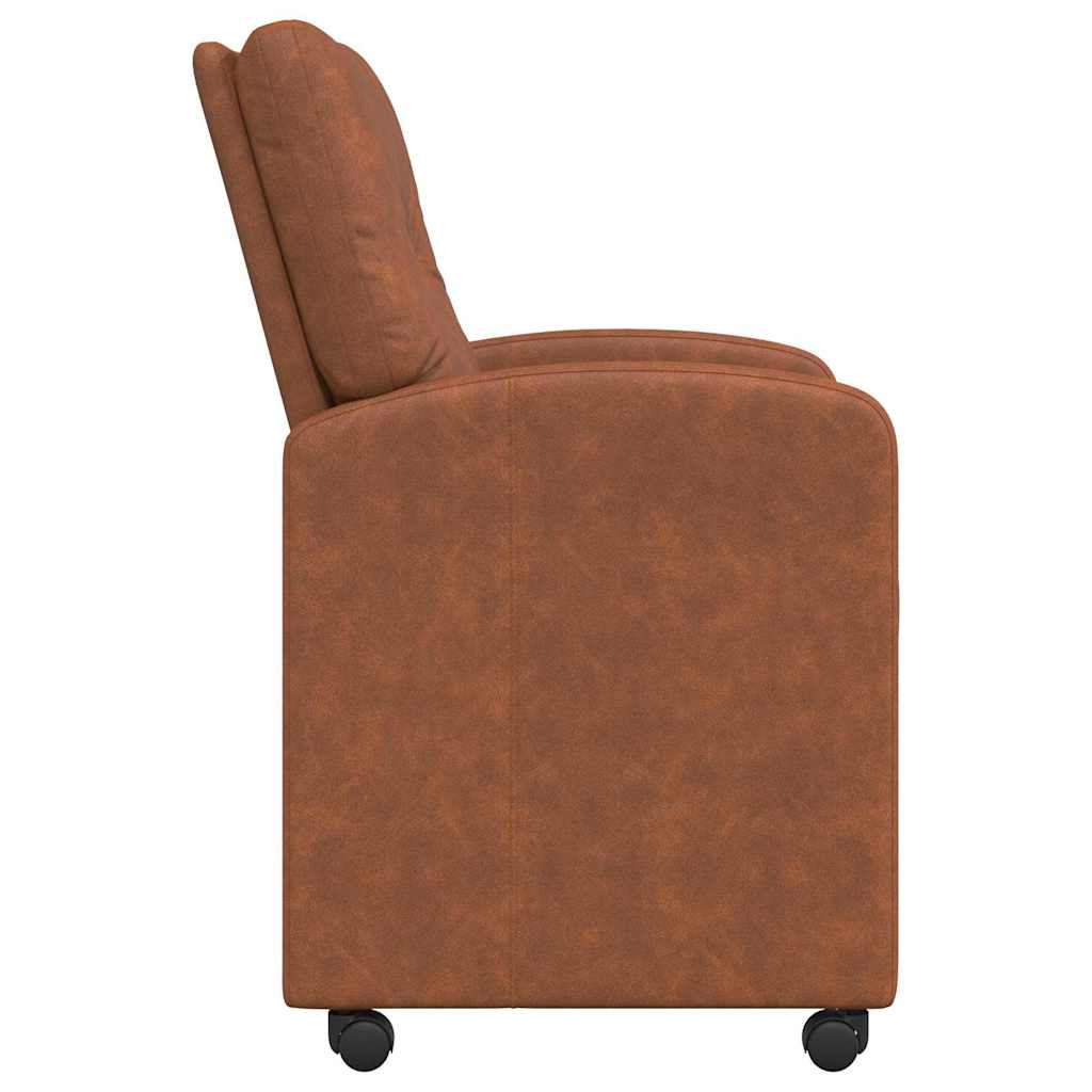 Blagovačke stolice s kotačima 2 pcs Smeđa 57 x 67 x 95 cm