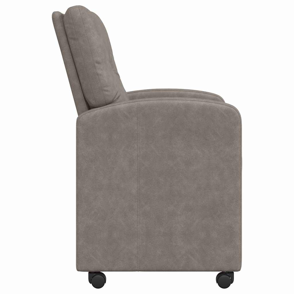 Blagovačke stolice s kotačima 2 pcs Siva 57 x 67 x 95 cm
