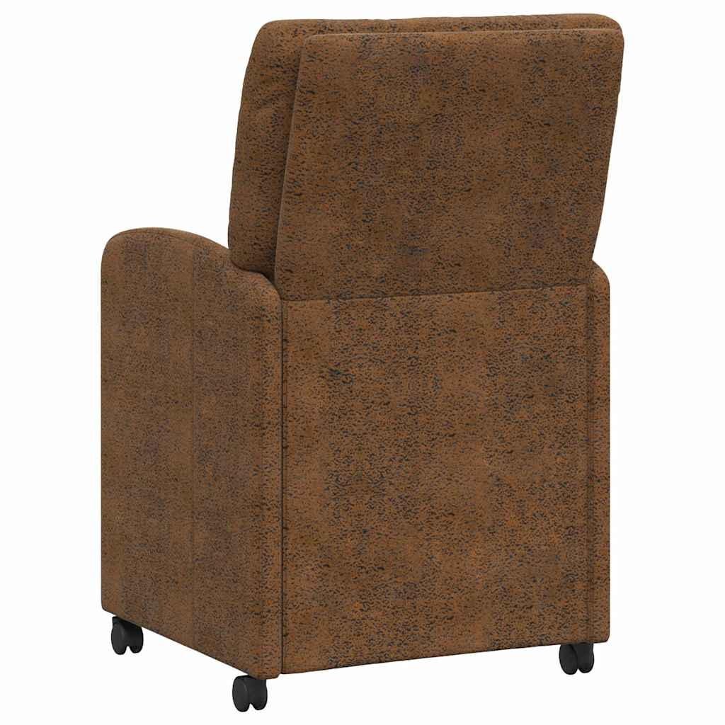 Blagovačke stolice s kotačima 2 pcs Smeđa 57 x 67 x 95 cm
