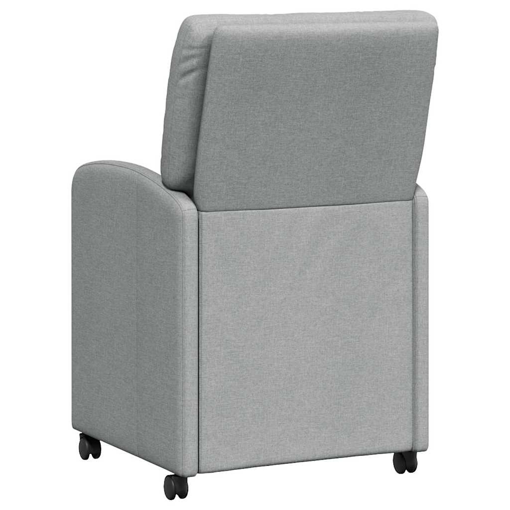Blagovačke stolice s kotačima 2 pcs Svjetlosiva 57 x 67 x 95 cm