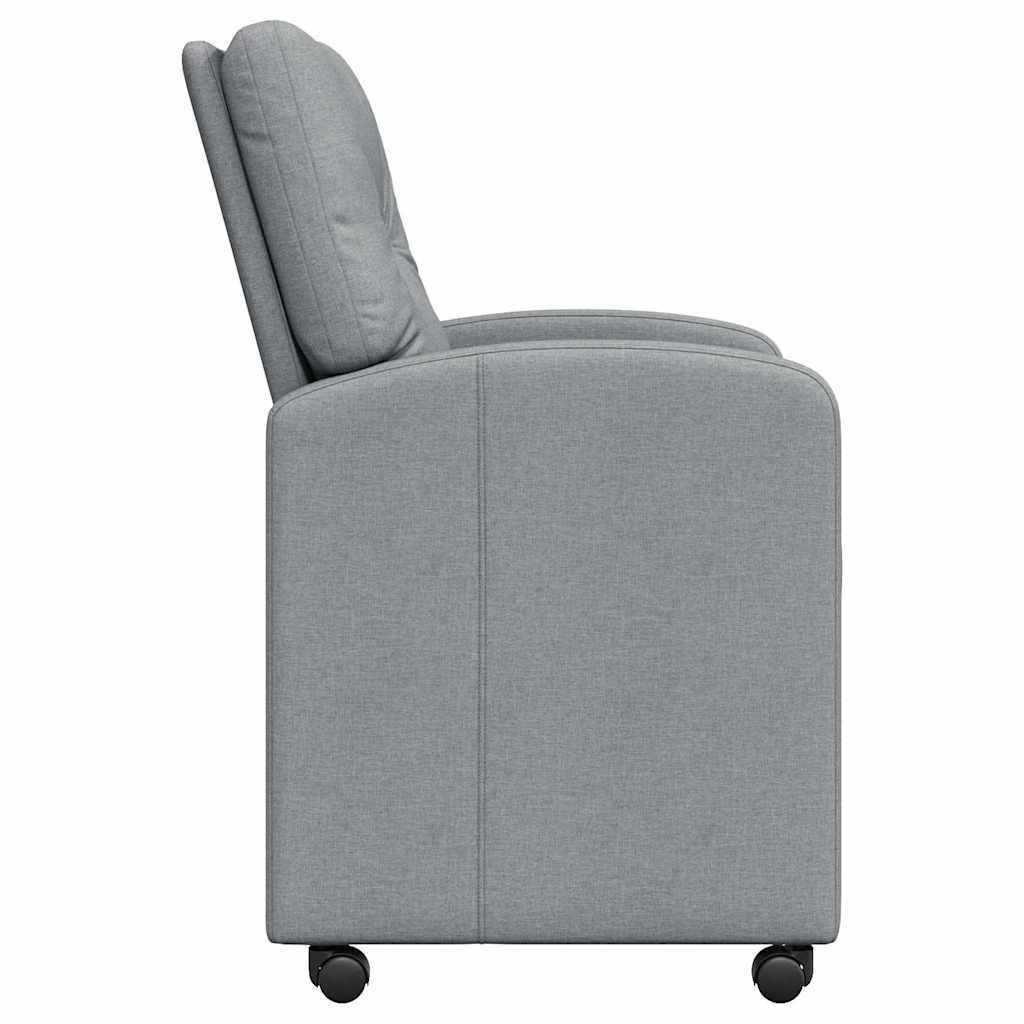 Blagovačke stolice s kotačima 2 pcs Svjetlosiva 57 x 67 x 95 cm