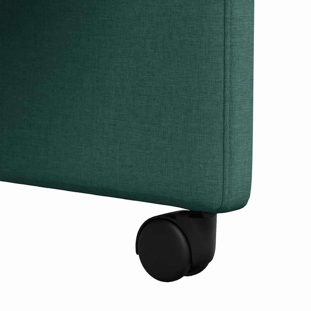 Blagovačke stolice s kotačima 2 pcs Tamnozelena 57 x 67 x 95 cm