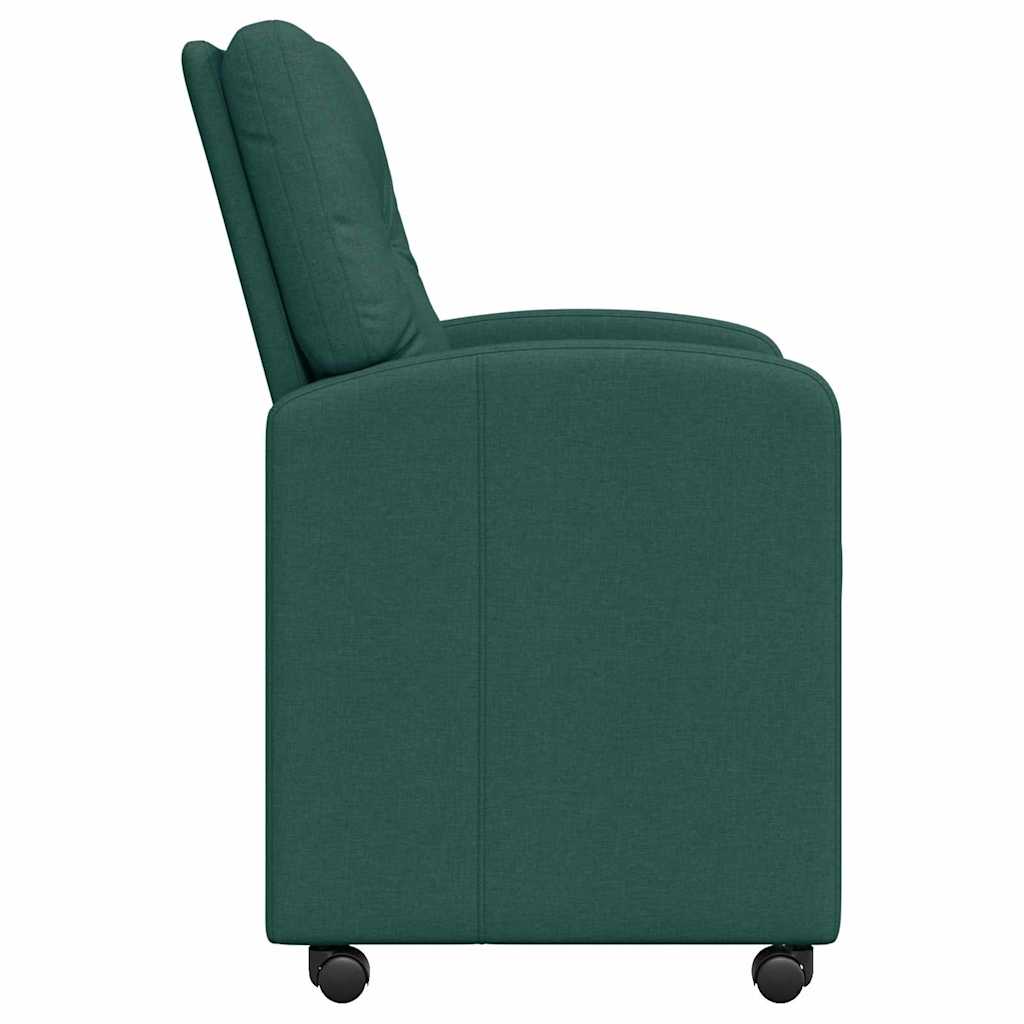 Blagovačke stolice s kotačima 2 pcs Tamnozelena 57 x 67 x 95 cm