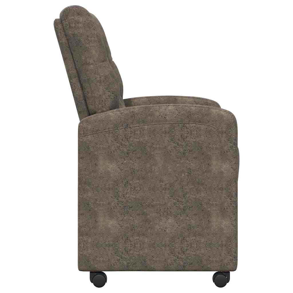 Blagovačke stolice s kotačima 2 pcs Tamno siva 58 x 67 x 97 cm