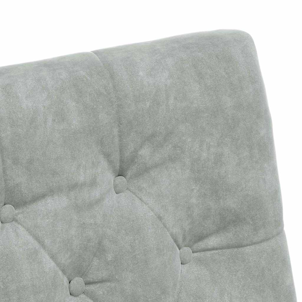 Blagovačke stolice s kotačima 2 pcs Svjetlosiva 58 x 67 x 97 cm