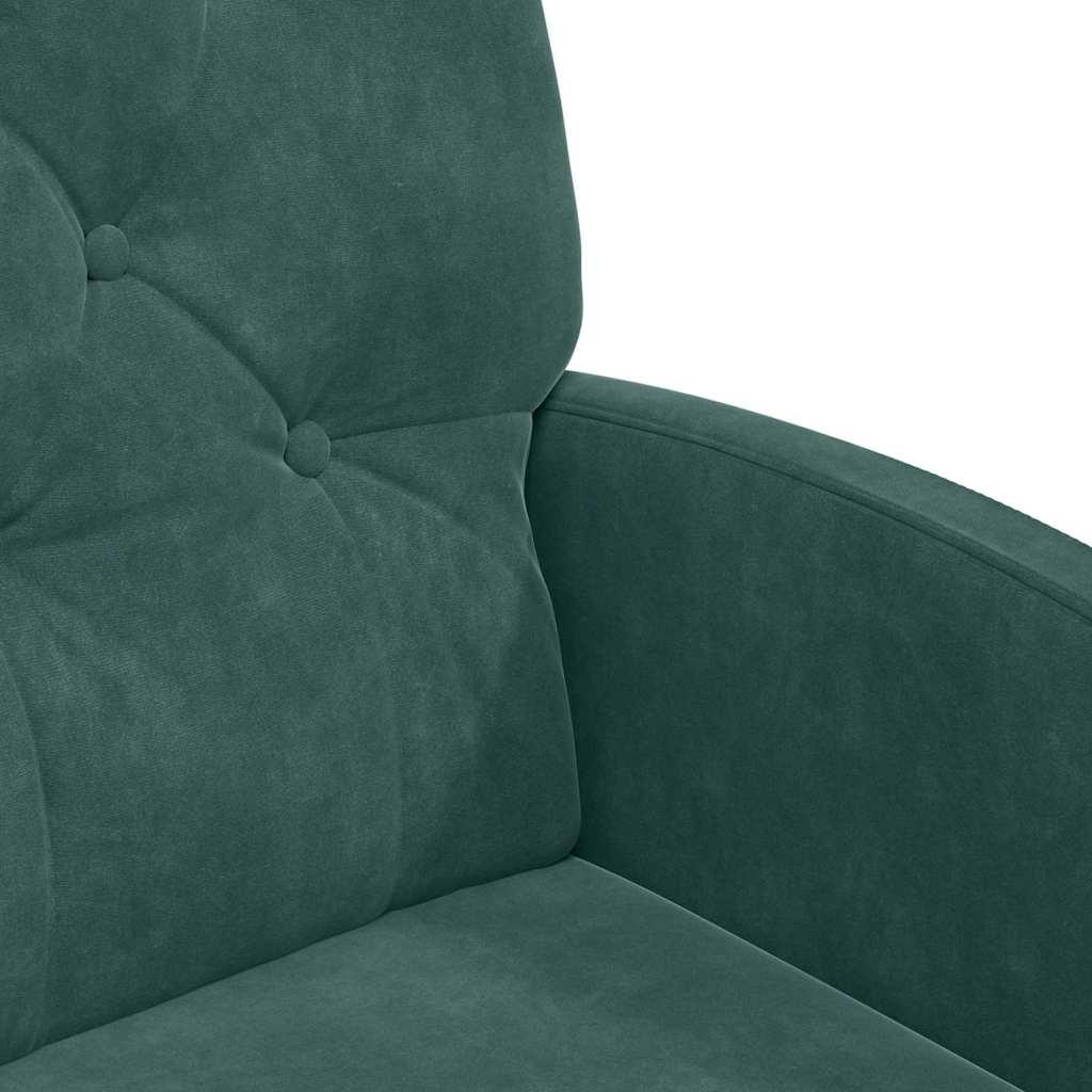 Blagovačke stolice s kotačima 2 pcs Tamnozelena 58 x 67 x 97 cm