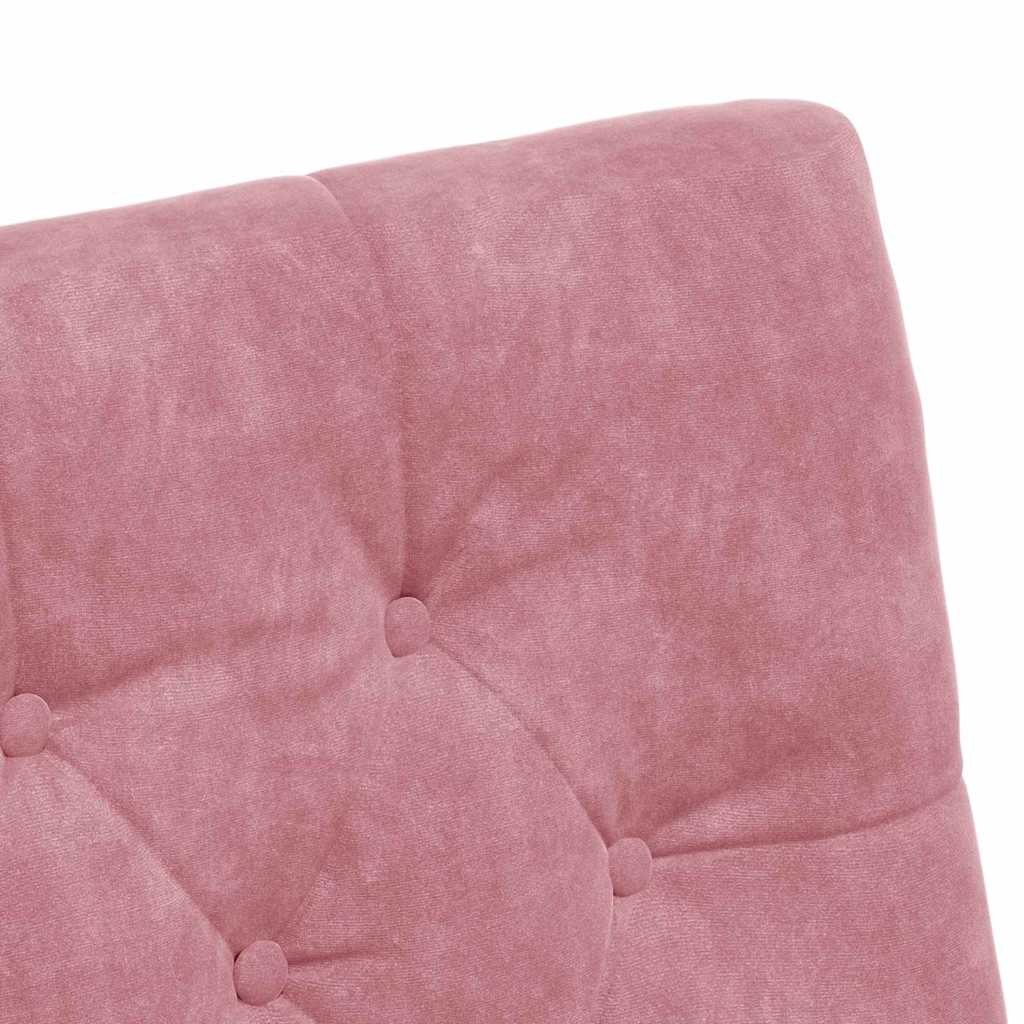 Blagovačke stolice s kotačima 2 pcs Ružičasta 58 x 67 x 97 cm