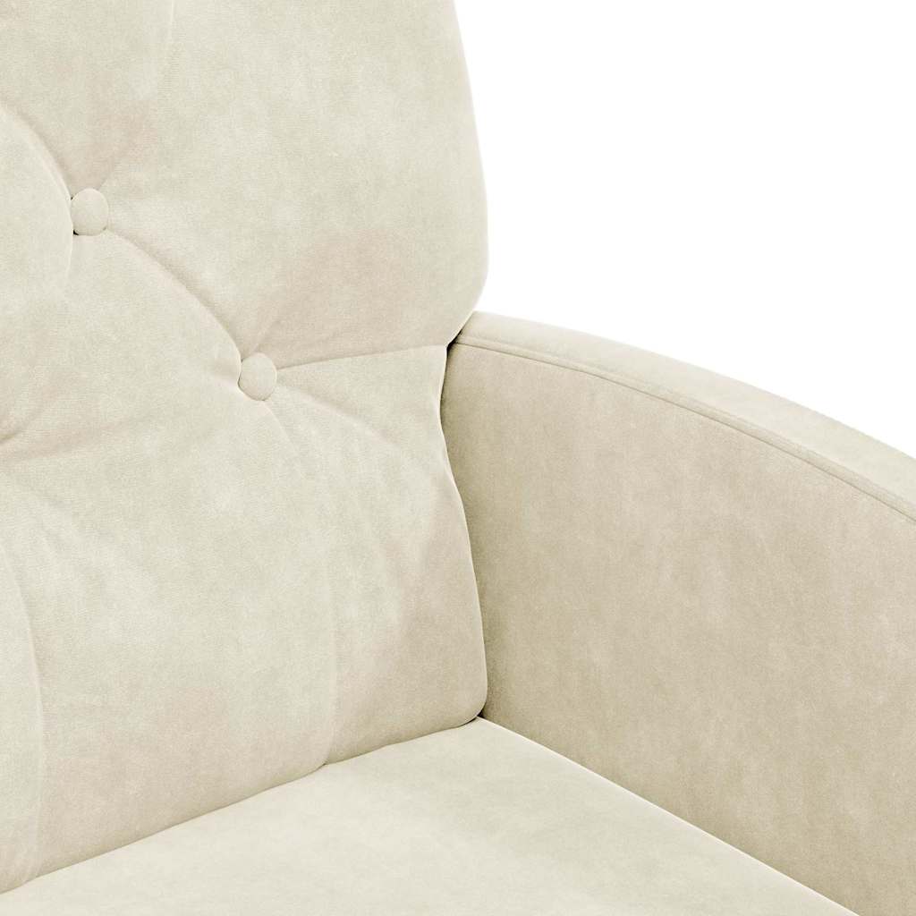 Blagovačke stolice s kotačima 2 pcs Krema 58 x 67 x 97 cm
