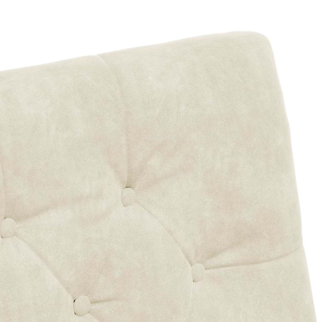 Blagovačke stolice s kotačima 2 pcs Krema 58 x 67 x 97 cm