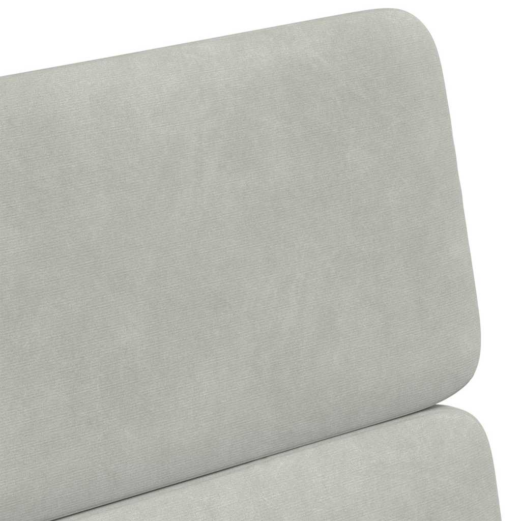 Blagovačke stolice s kotačima 2 pcs Svjetlosiva 58 x 65 x 98 cm