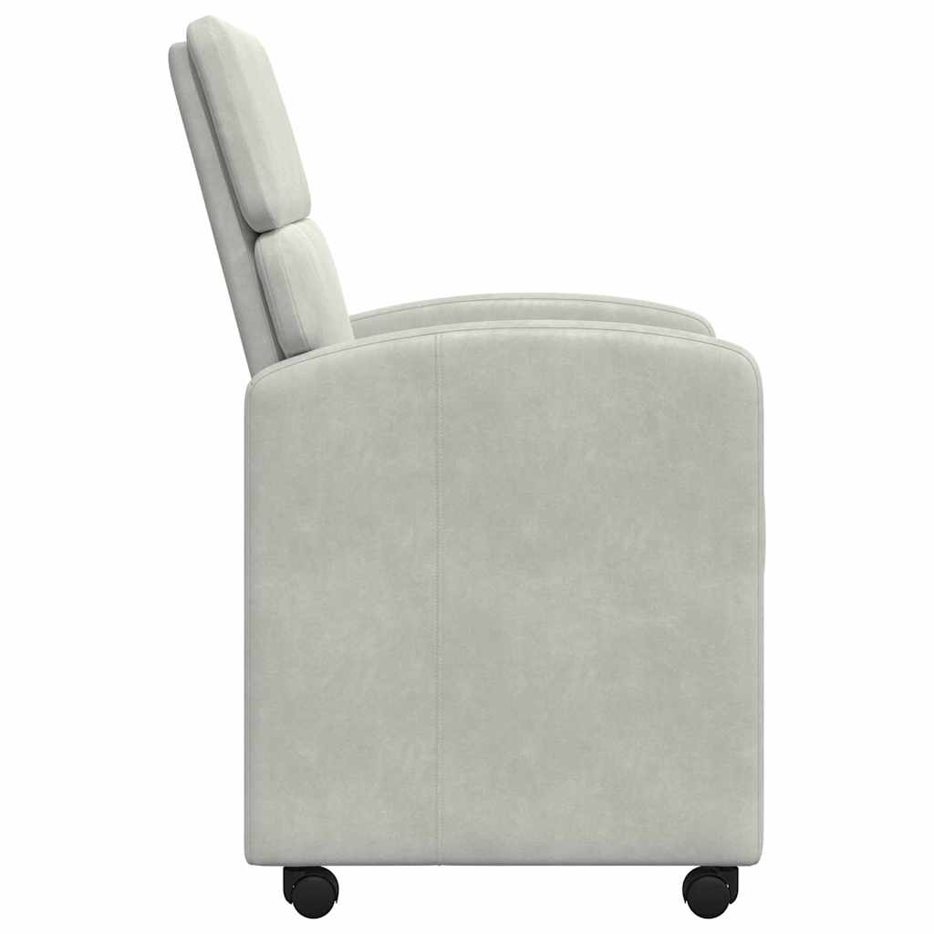 Blagovačke stolice s kotačima 2 pcs Svjetlosiva 58 x 65 x 98 cm