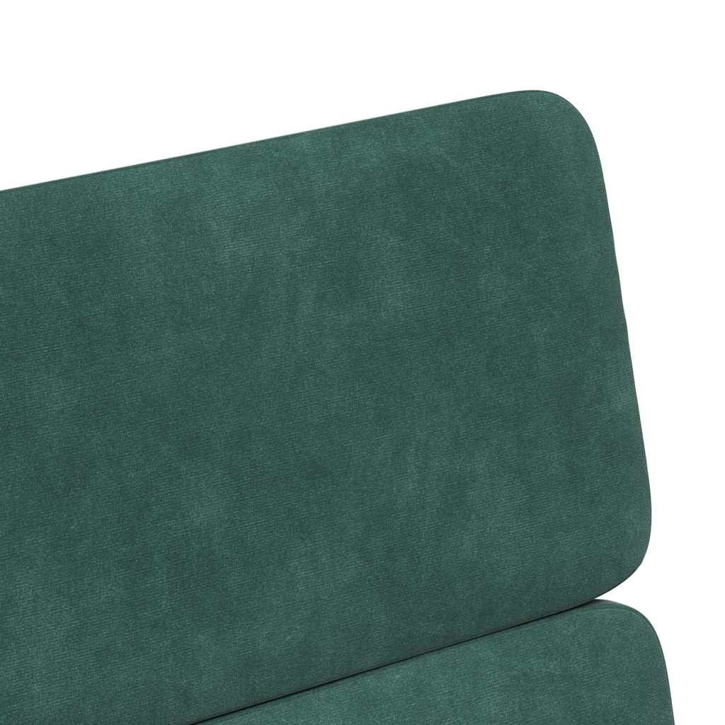 Blagovačke stolice s kotačima 2 pcs Tamnozelena 58 x 65 x 98 cm
