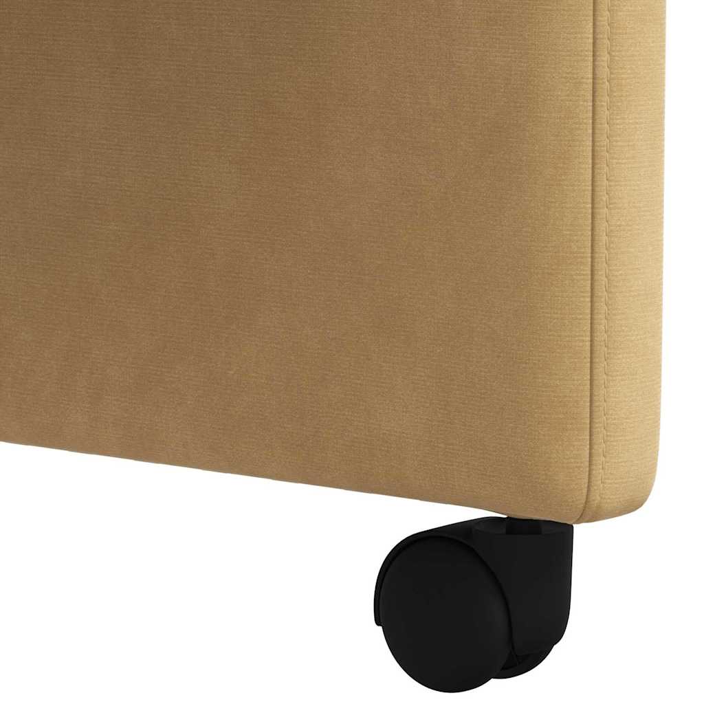 Blagovačke stolice s kotačima 2 pcs Smeđa 58 x 65 x 98 cm