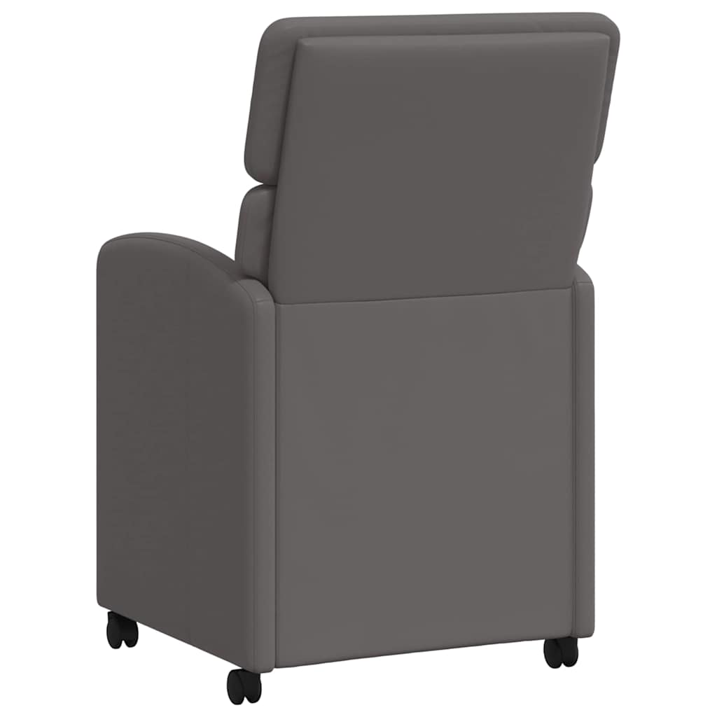 Blagovačke stolice s kotačima 2 pcs Siva 58 x 65 x 98 cm