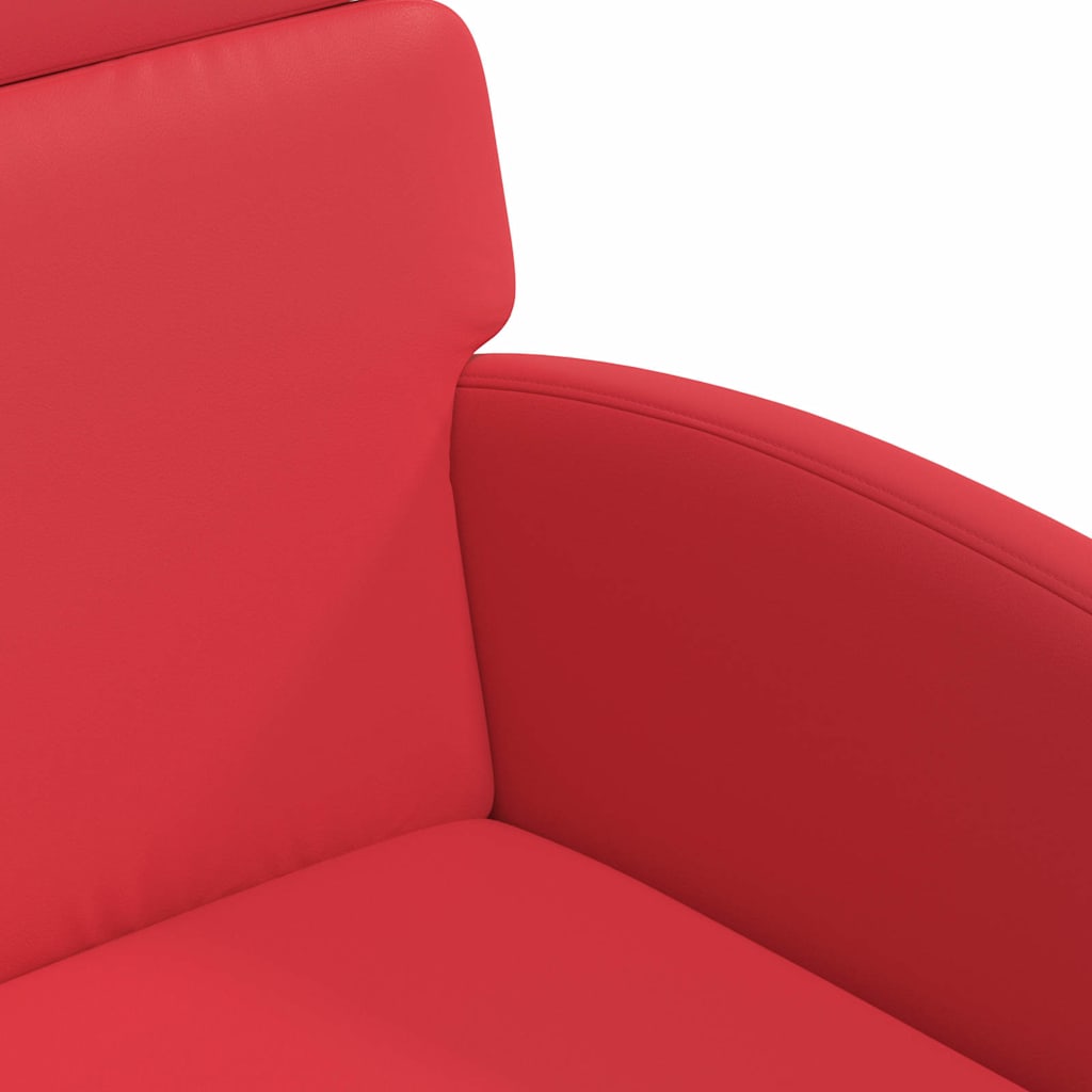 Blagovačke stolice s kotačima 2 pcs Crvena 58 x 65 x 98 cm