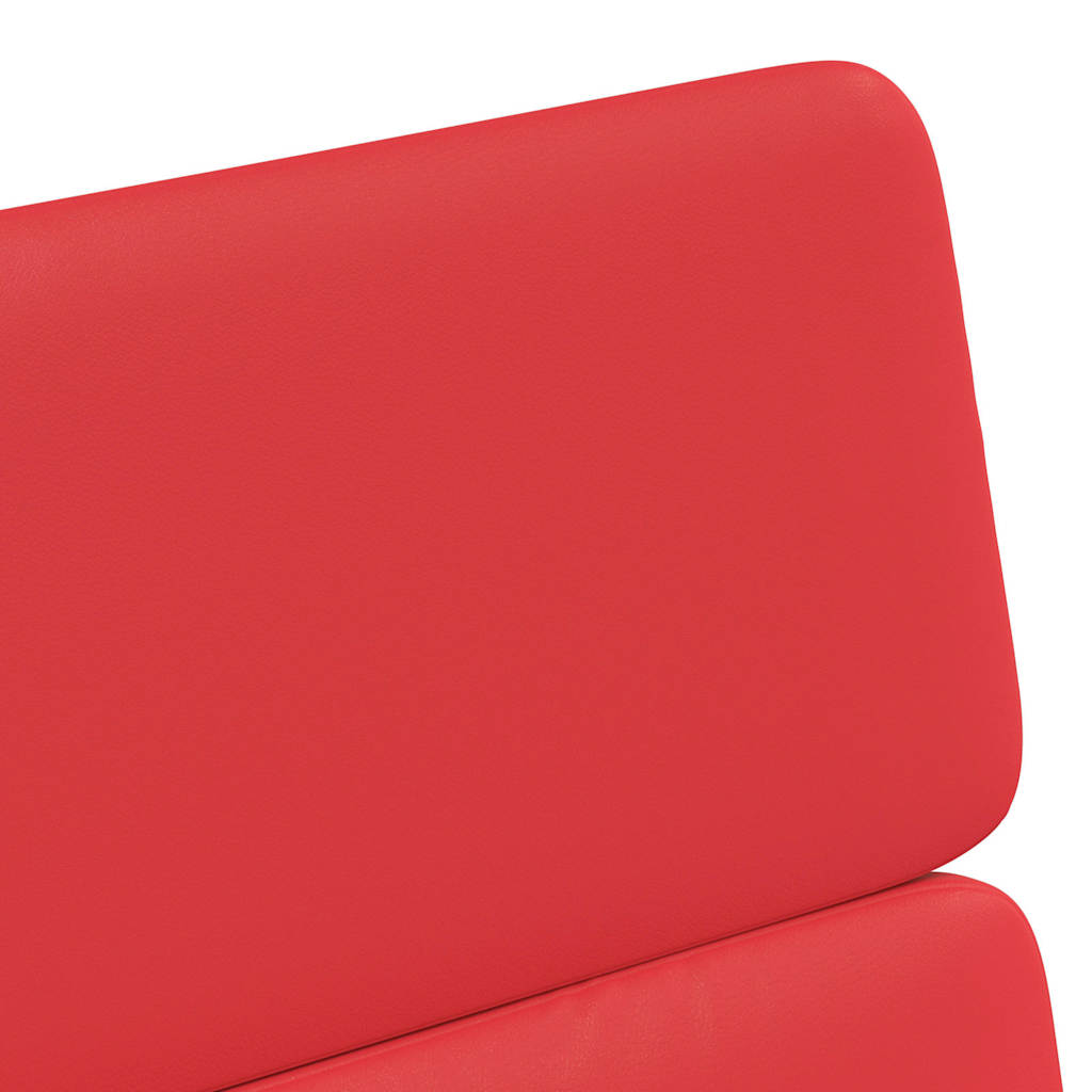 Blagovačke stolice s kotačima 2 pcs Crvena 58 x 65 x 98 cm