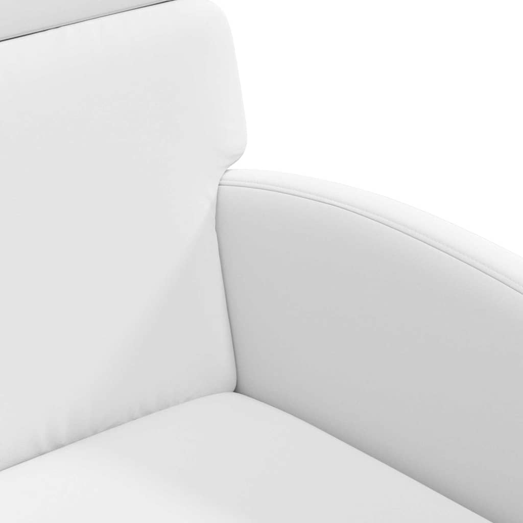 Blagovačke stolice s kotačima 2 pcs Bijelo 58 x 65 x 98 cm