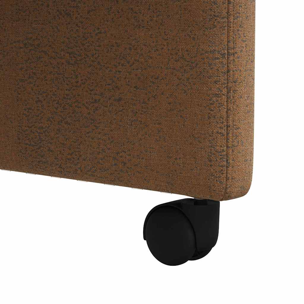 Blagovačke stolice s kotačima 2 pcs Smeđa 58 x 67 x 97 cm