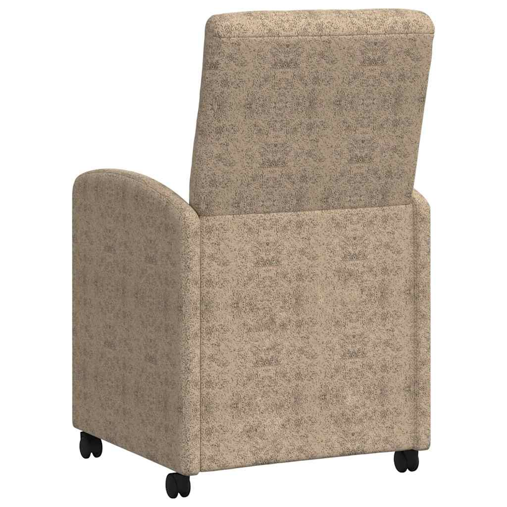 Blagovačke stolice s kotačima 2 pcs Svjetlosiva 58 x 67 x 97 cm