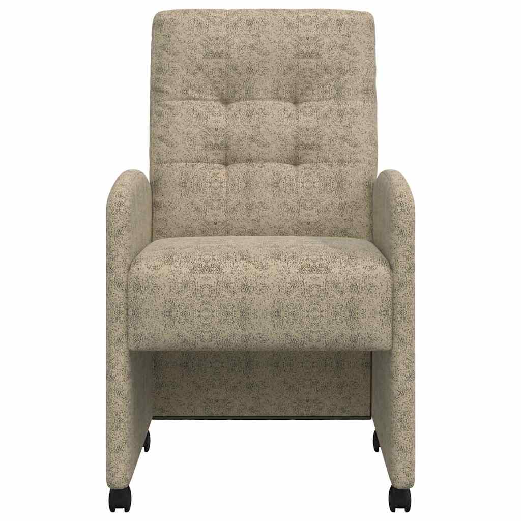 Blagovačke stolice s kotačima 2 pcs Svjetlosiva 58 x 67 x 97 cm
