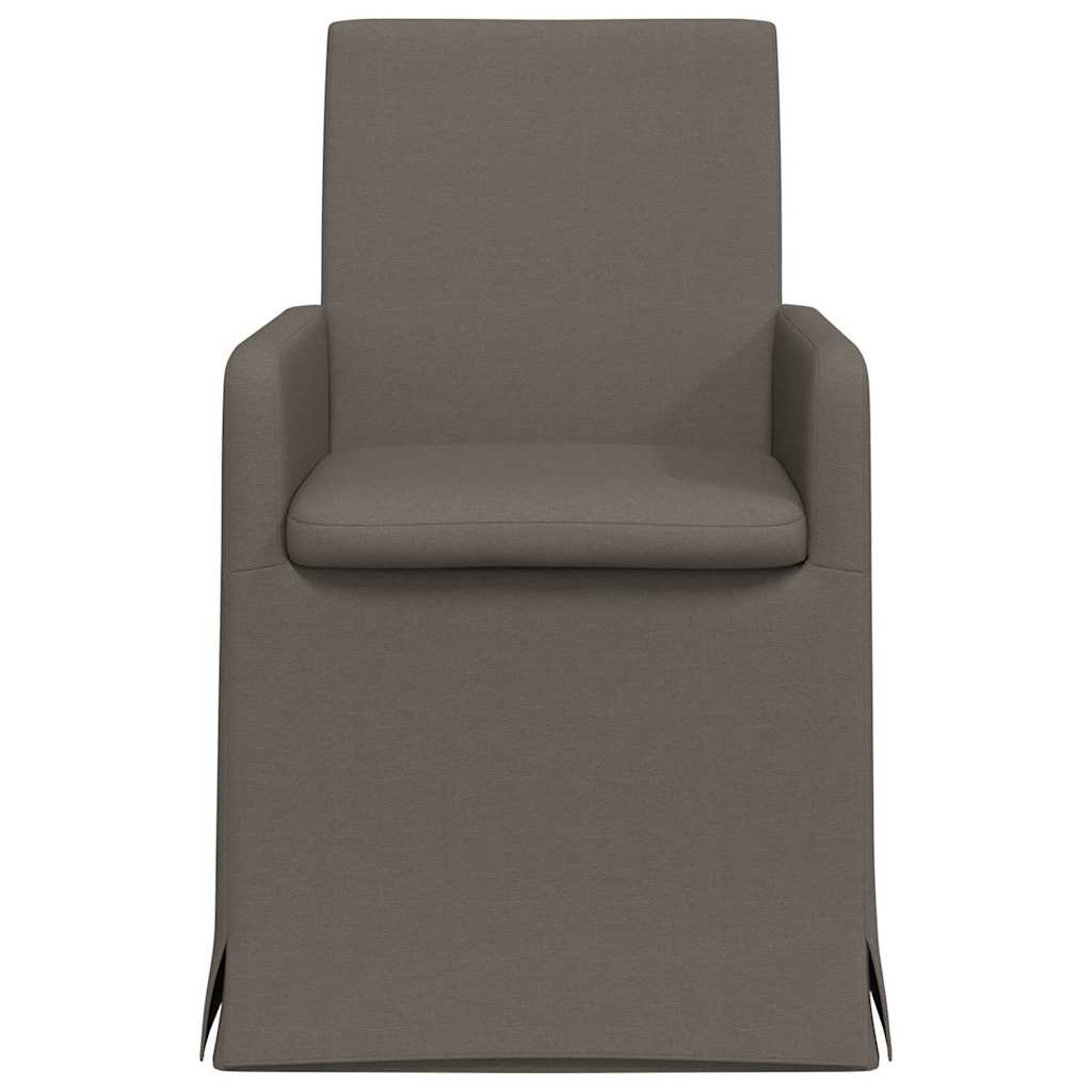 Trpezarijske stolice 2 pcs Svjetlosiva 57 x 67 x 95 cm