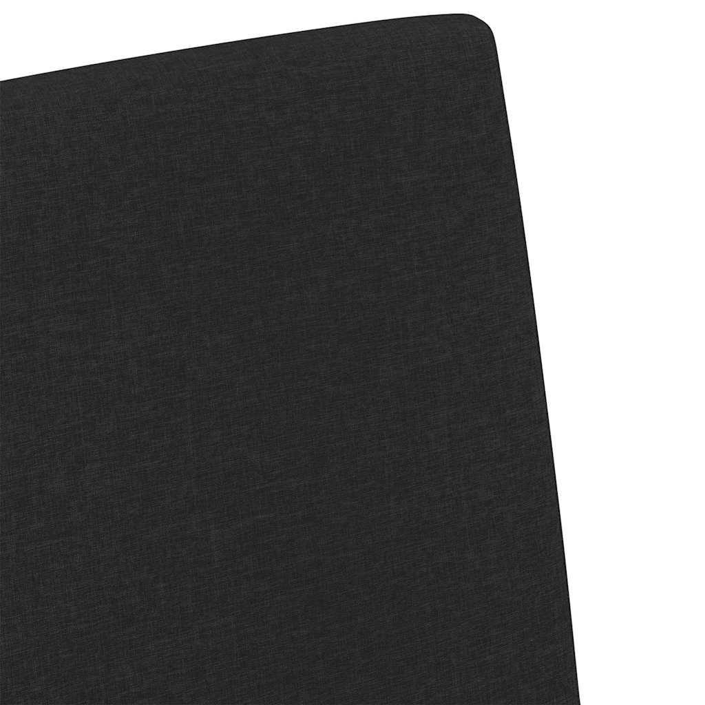 Trpezarijske stolice 2 pcs Crna 57 x 67 x 95 cm tkanina