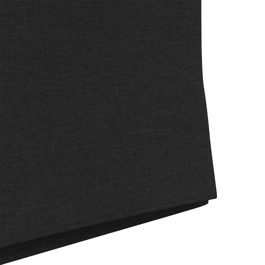 Trpezarijske stolice 2 pcs Crna 57 x 67 x 95 cm tkanina