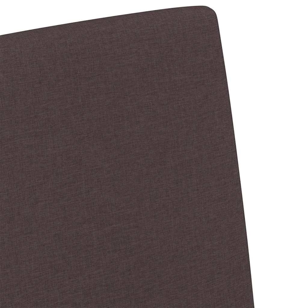 Trpezarijske stolice 2 pcs Tamno smeđa 57 x 67 x 95 cm tkanina