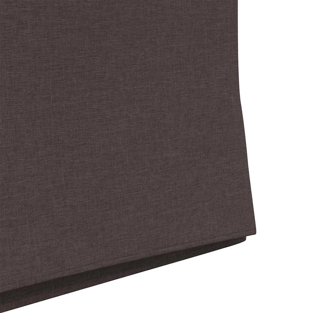Trpezarijske stolice 2 pcs Tamno smeđa 57 x 67 x 95 cm tkanina