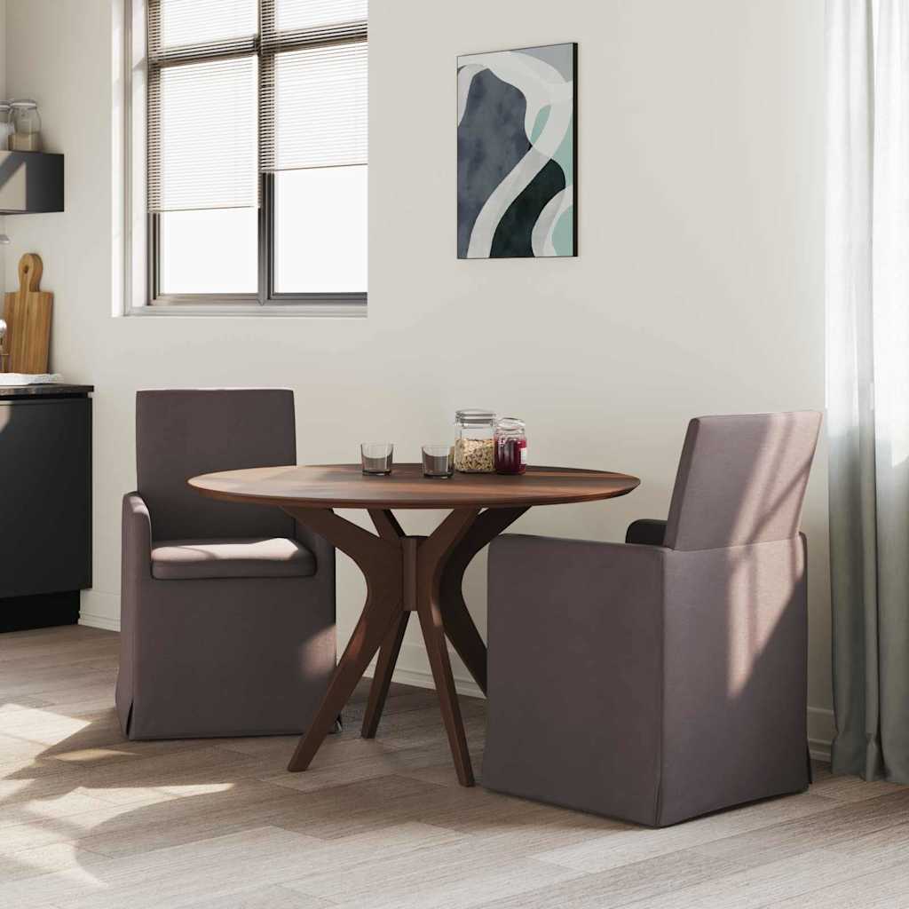 Trpezarijske stolice 2 pcs Tamno smeđa 57 x 67 x 95 cm tkanina