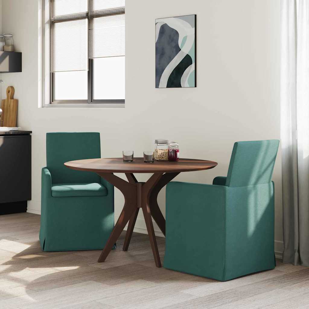Trpezarijske stolice 2 pcs Tamnozelena 57 x 67 x 95 cm tkanina