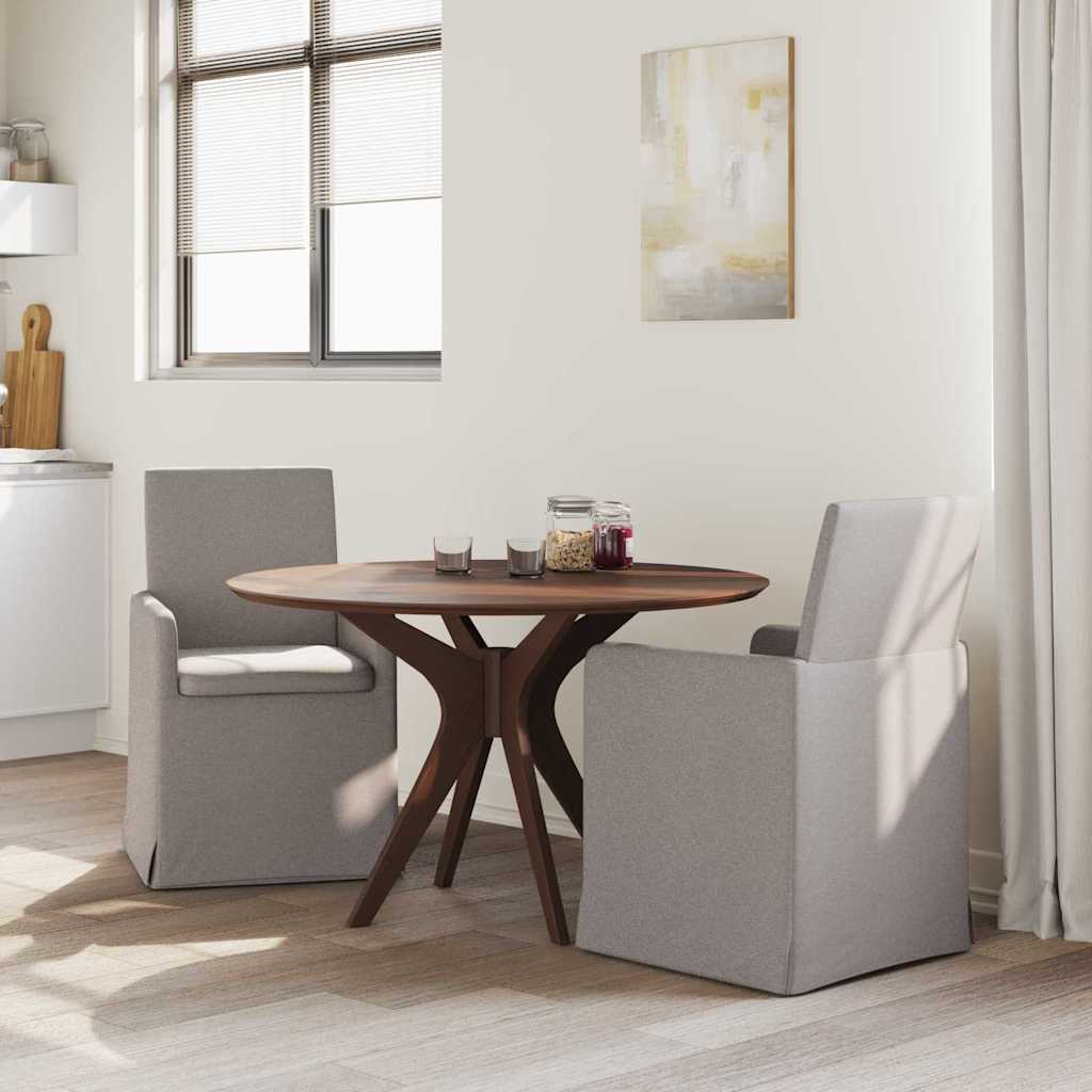 Trpezarijske stolice 2 pcs Sivo-smeđa 57 x 67 x 95 cm tkanina