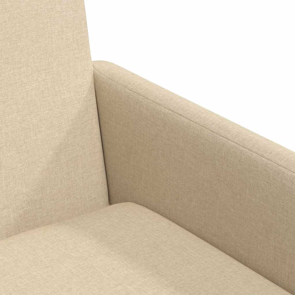 Trpezarijske stolice 2 pcs Krema 57 x 67 x 95 cm tkanina