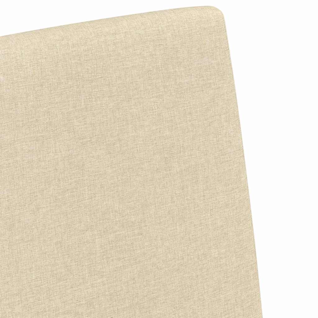 Trpezarijske stolice 2 pcs Krema 57 x 67 x 95 cm tkanina
