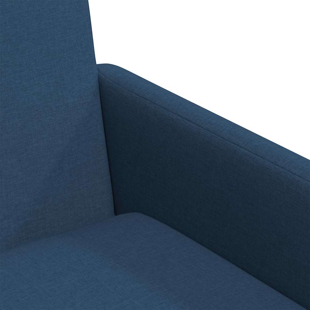 Trpezarijske stolice 2 pcs Plava 57 x 67 x 95 cm tkanina