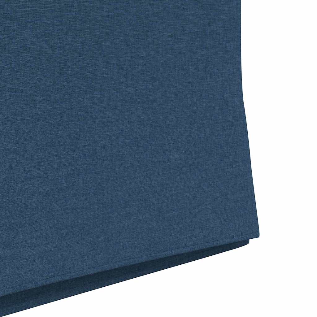 Trpezarijske stolice 2 pcs Plava 57 x 67 x 95 cm tkanina