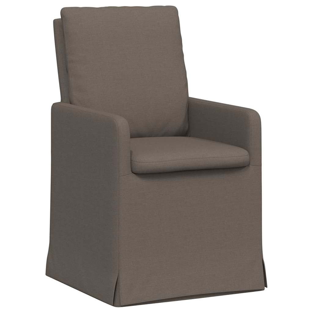 Trpezarijske stolice 2 pcs Svjetlosiva 57 x 67 x 98 cm
