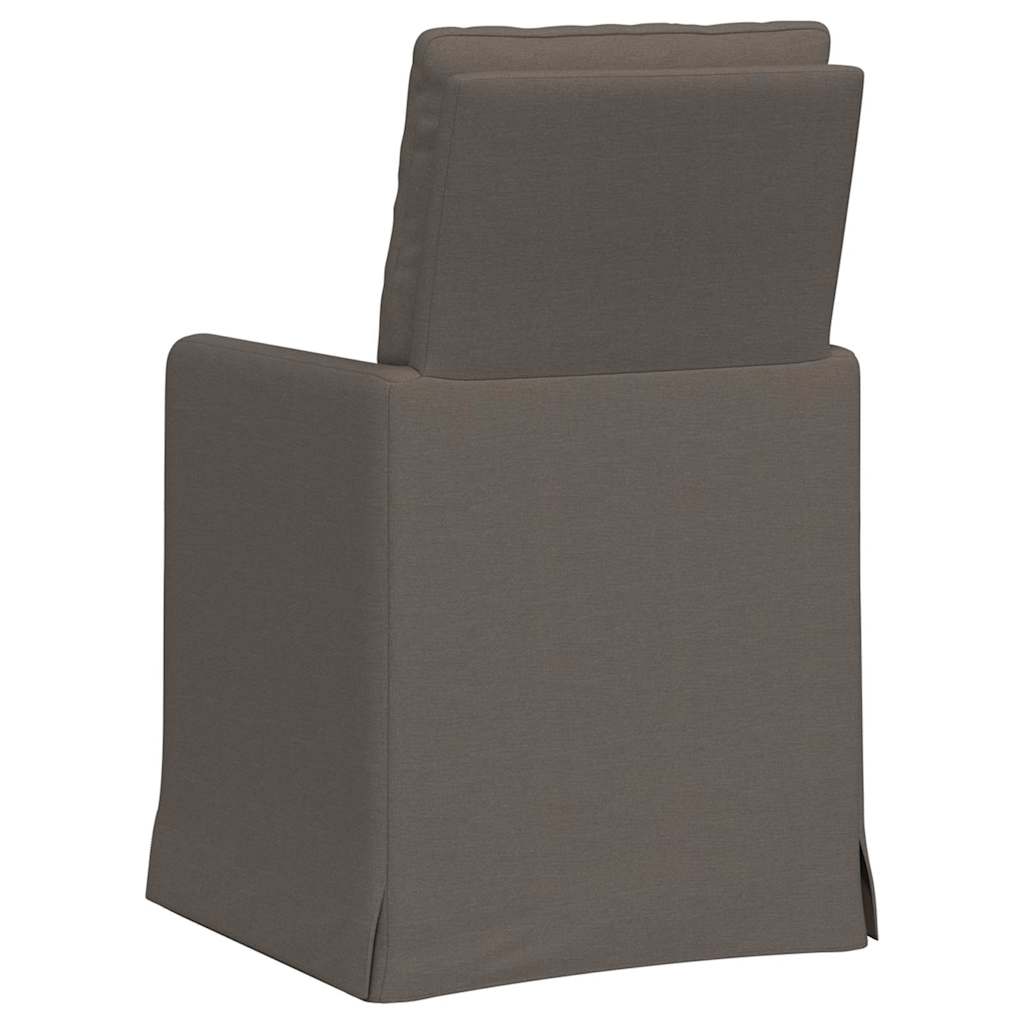 Trpezarijske stolice 2 pcs Svjetlosiva 57 x 67 x 98 cm