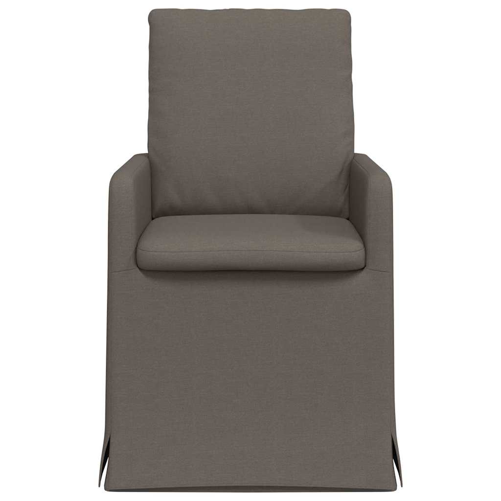 Trpezarijske stolice 2 pcs Svjetlosiva 57 x 67 x 98 cm