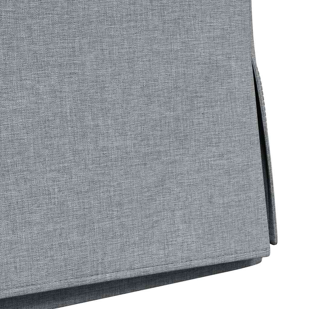 Trpezarijske stolice 2 pcs Svjetlosiva 57 x 67 x 98 cm tkanina