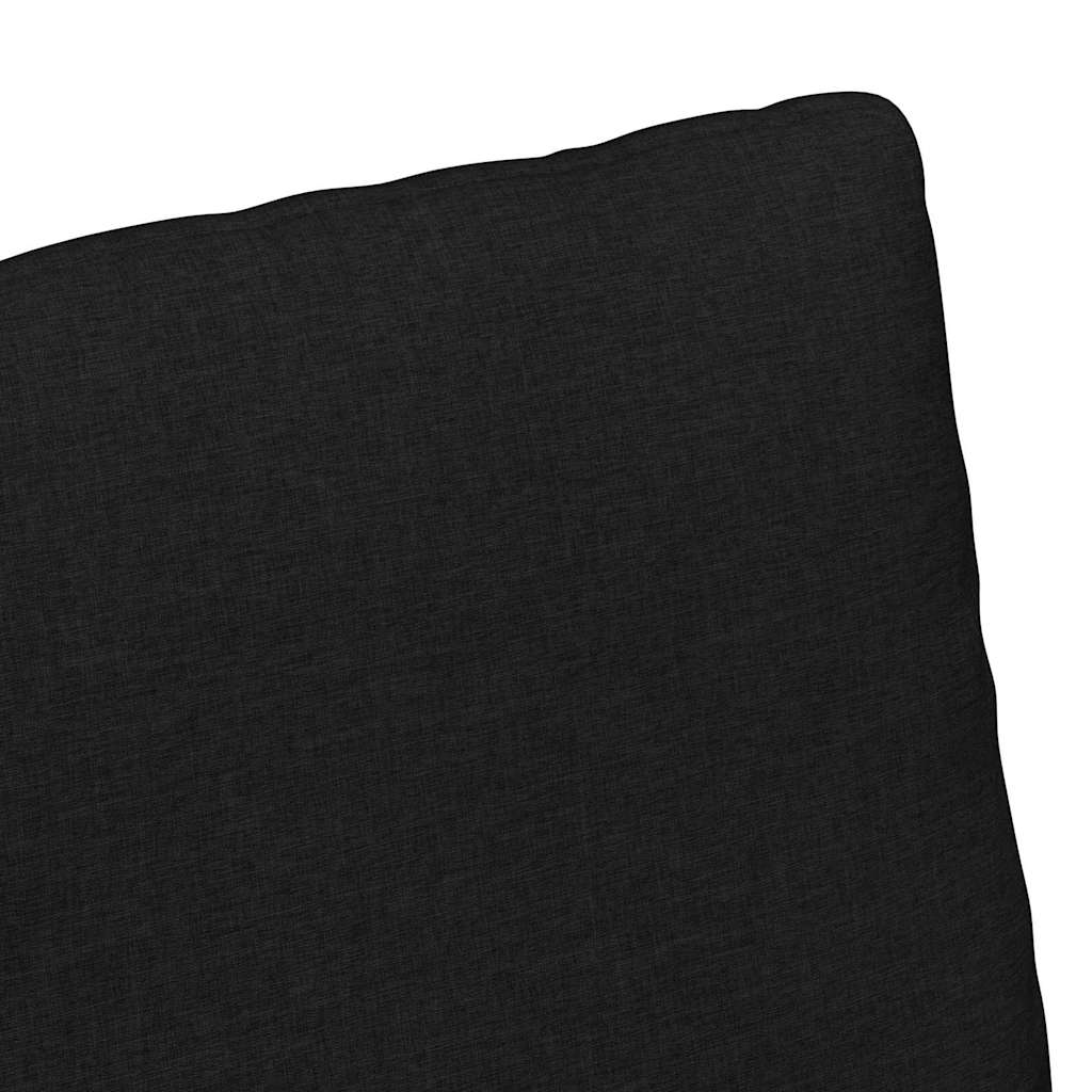Trpezarijske stolice 2 pcs Crna 57 x 67 x 98 cm tkanina