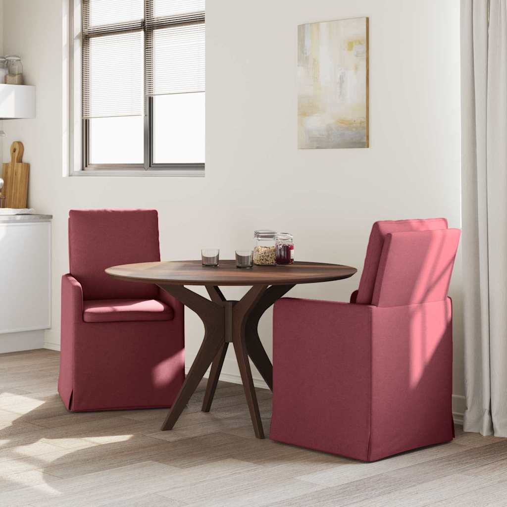 Trpezarijske stolice 2 pcs boja crnog vina 57 x 67 x 98 cm