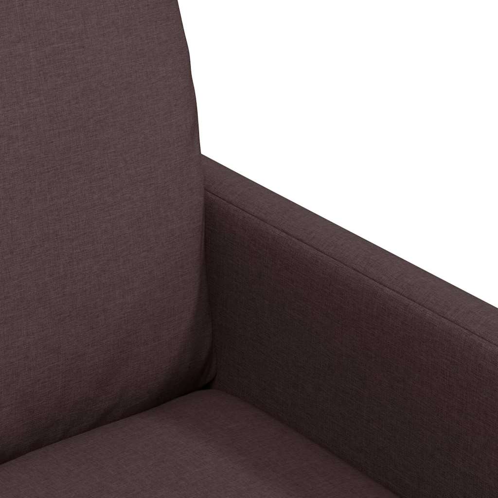 Trpezarijske stolice 2 pcs Tamno smeđa 57 x 67 x 98 cm tkanina