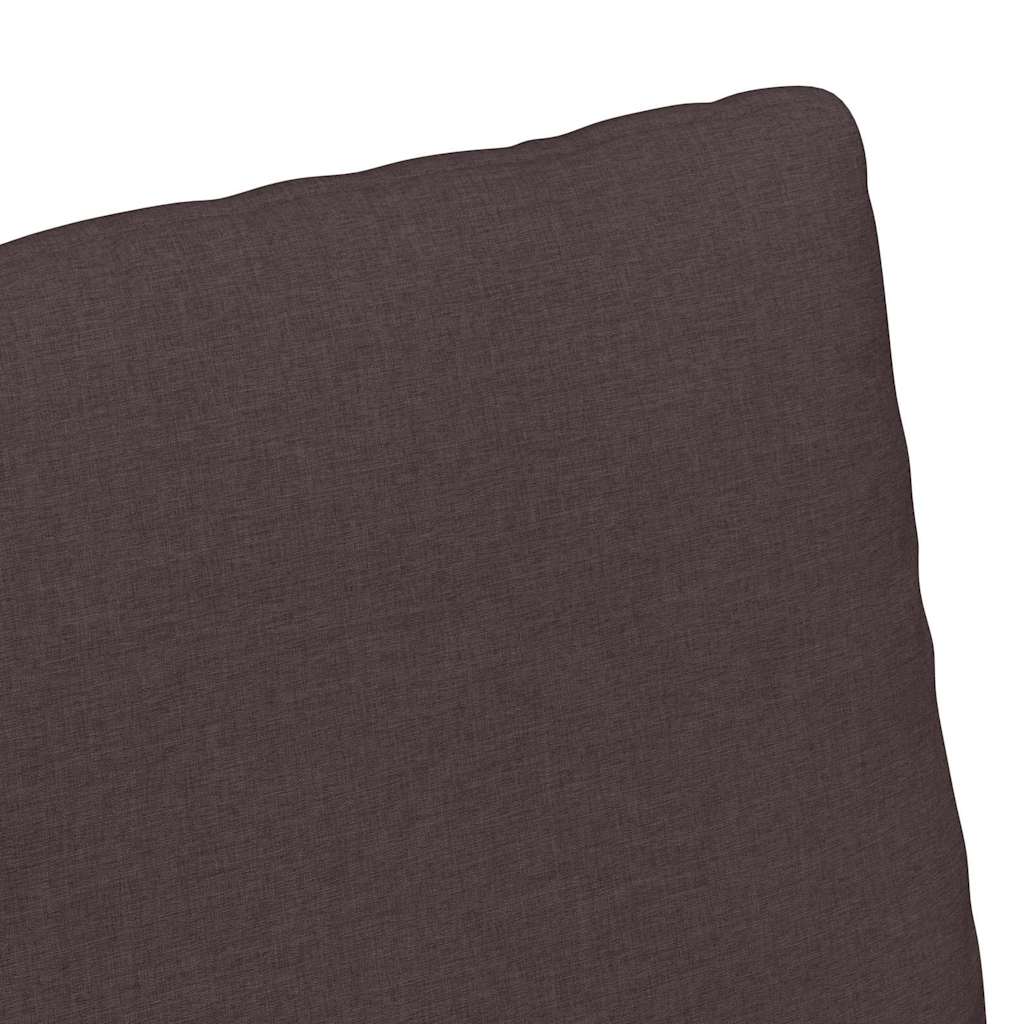 Trpezarijske stolice 2 pcs Tamno smeđa 57 x 67 x 98 cm tkanina