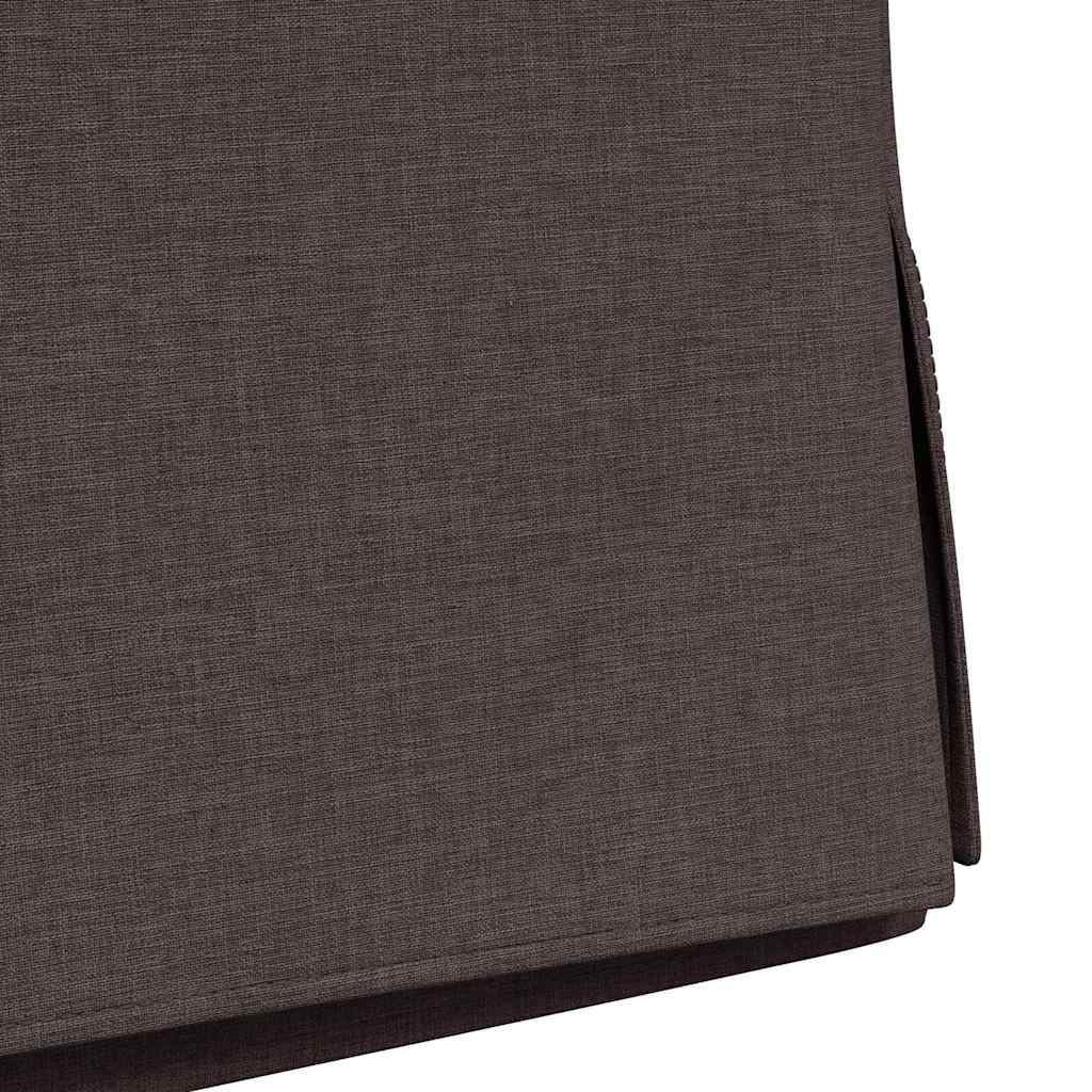 Trpezarijske stolice 2 pcs Tamno smeđa 57 x 67 x 98 cm tkanina